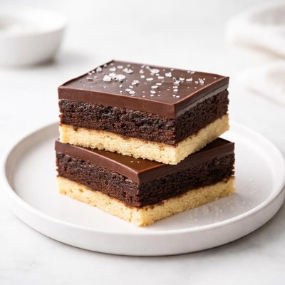 Image of Heavenly Brownie on Shortbread Bars
