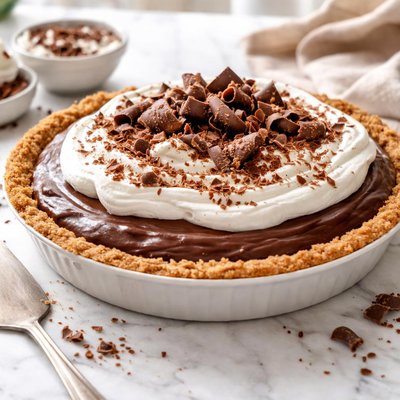 Image of Heavenly Chocolate Pudding Pie