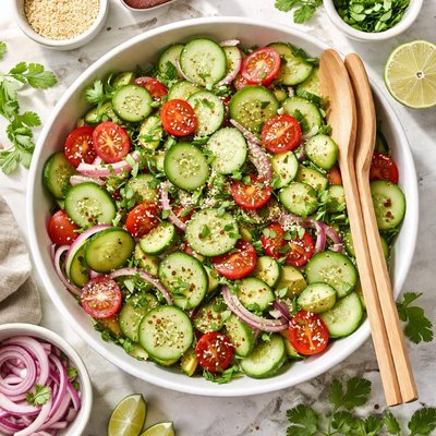 Image of Heavenly Cucumber Salad