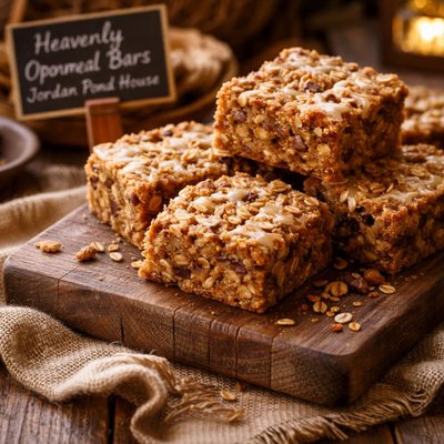 Image of Heavenly Oatmeal Bars Jordan Pond House