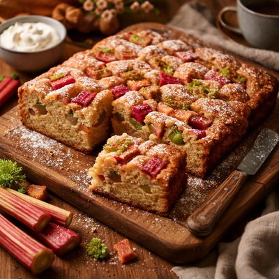 Image of Heavenly Rhubarb Cake