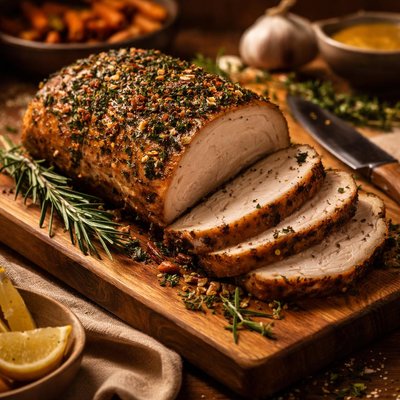 Image of Keto Herb-Infused Roast Pork Loin
