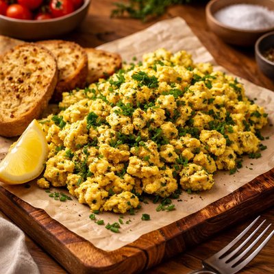 Image of Huevos Revueltos Infundidos con Hierbas Bajas en Sodio
