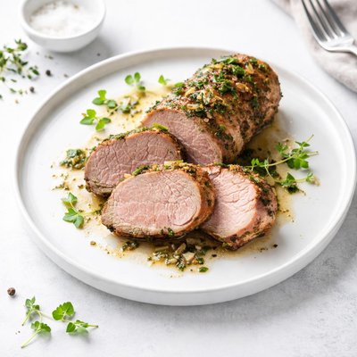 Image of Herb and Garlic Roast Pork Tenderloin