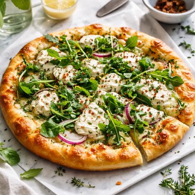 Image of Herb and Goat Cheese Pizza