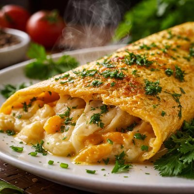 Image of Herb and Three Cheese Omelet
