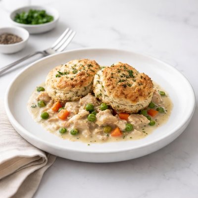 Image of Herb Biscuit Topped Chicken Pot Pie