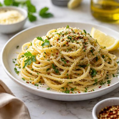 Image of Herb Buttered Spaghetti