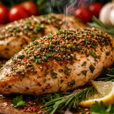 Image of Herb Crusted Chicken Breasts