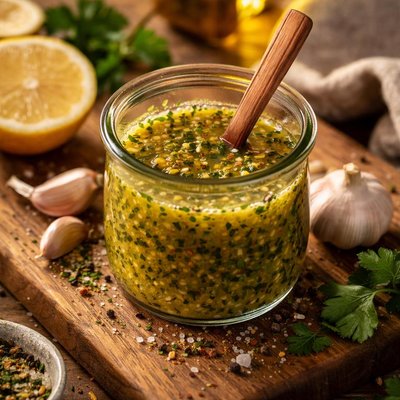 Image of Herb Lemon and Garlic Dressing
