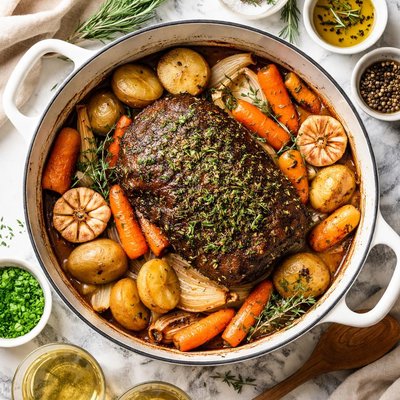 Image of Herb Pot Roast and Vegetables