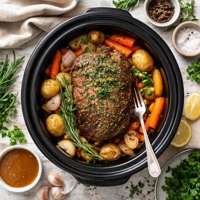 Image of Herb Roast Beef Slow Cooker