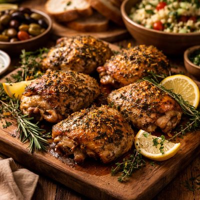 Image of Whole30 Herb Roasted Chicken Thighs