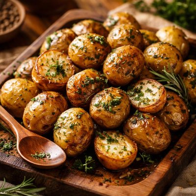 Image of Herb Roasted New Potatoes