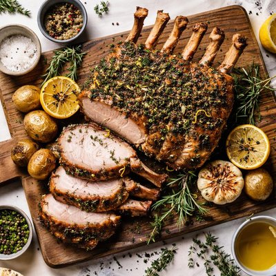 Image of Herb Roasted Rack of Pork