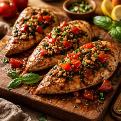 Image of Herb Tomato Grilled Chicken