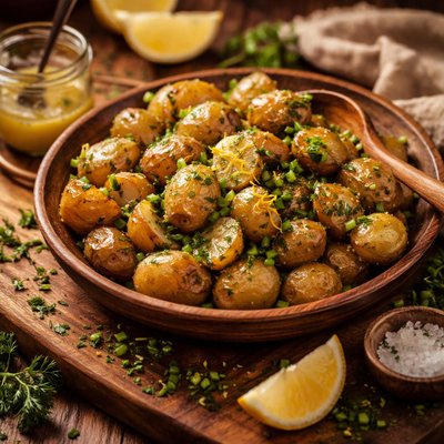 Image of Herbed Baby Potatoes with Lemon Vinaigrette