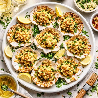 Image of Herbed Baked Scallops