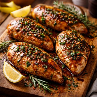 Image of Herbed Balsamic Chicken Breasts