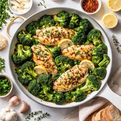 Image of Herbed Chicken and Broccoli