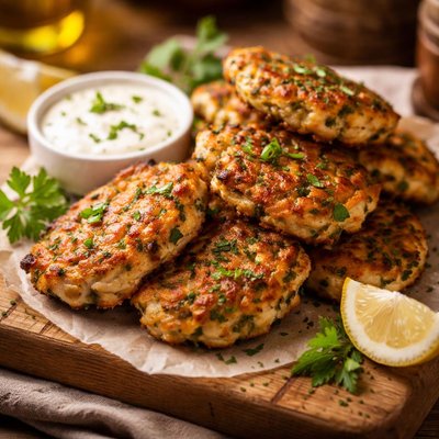 Image of Herbed Chicken Fritters