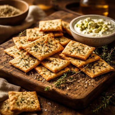 Image of Herbed Crackers