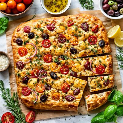 Image of Herbed Focaccia Bread