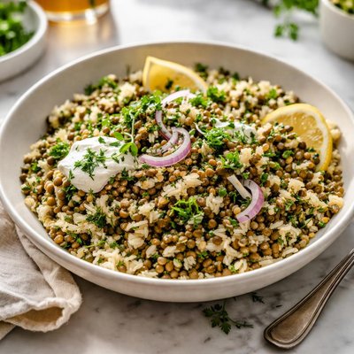 Image of Herbed Lentils and Rice