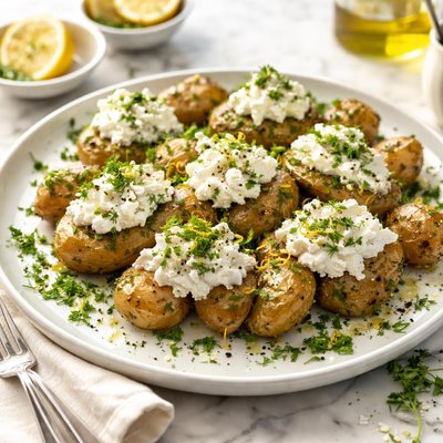 Image of Herbed Potato with Cottage Cheese