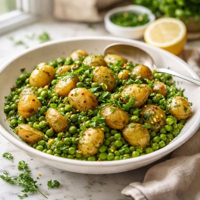 Image of Herbed Potatoes N Peas