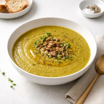 Image of Herbed Pumpkin and Split Pea Soup