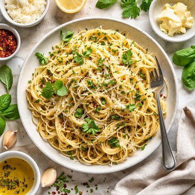 Image of Herbed Spaghetti with Butter