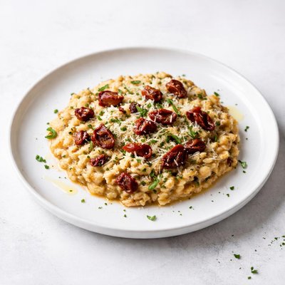 Image of Herby Sun Dried Tomato Risotto