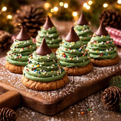 Image of Hershey Kiss Christmas Trees