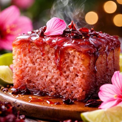 Image of Hibiscus Nectar Cake