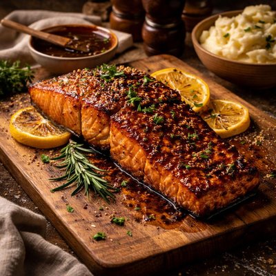 Image of Hickory Glazed Salmon