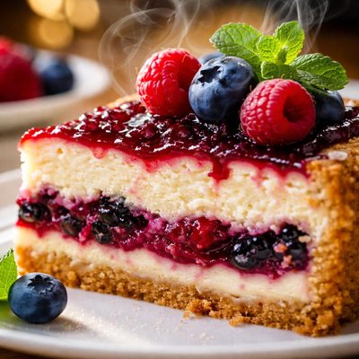 Image of Hidden Berry Cream Cheese Torte