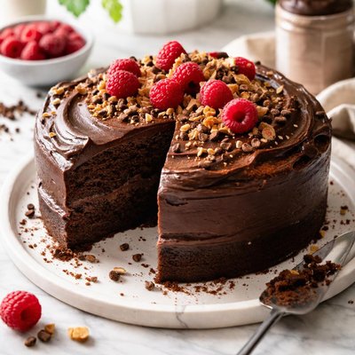 Image of Dairy-Free High-Protein Chocolate Cake