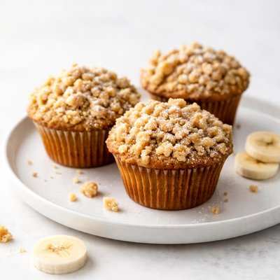 Image of High Altitude Banana Crumb Muffins