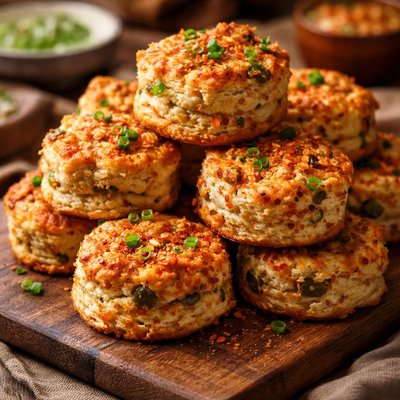 Image of High Rise Chili Cheddar Biscuits