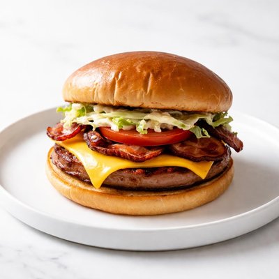 Image of Hillbilly Cheeseburger Fried Bologna
