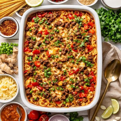 Image of Hindu Spaghetti Casserole