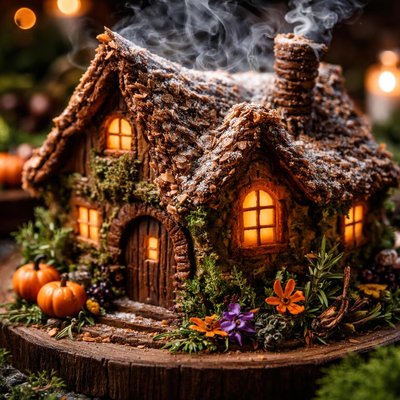 Image of Hocus Pocus Cottage Cake