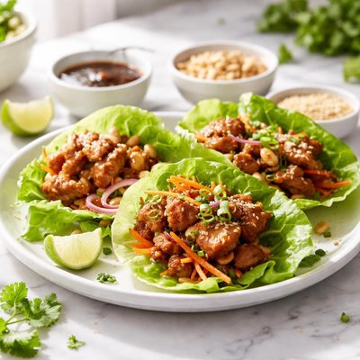Image of Hoisin Chicken Lettuce Wraps