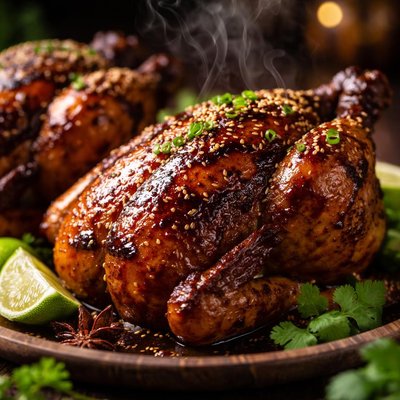 Image of Hoisin Glazed Cornish Hen