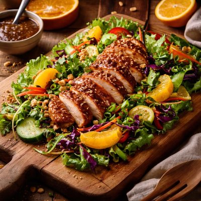 Image of Hoisin Orange Chicken Salad