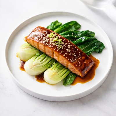 Image of Hoisin Salmon with Bok Choy