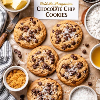 Image of Hold the Margarine Chocolate Chip Cookies