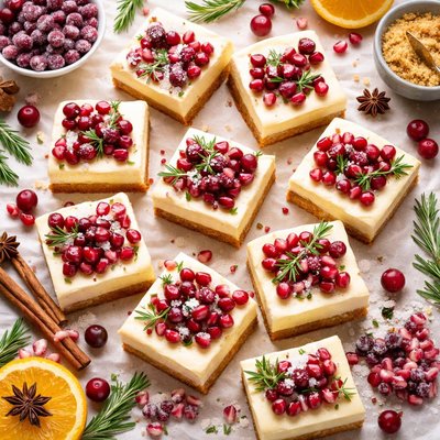 Image of Holiday Cheesecake Bars