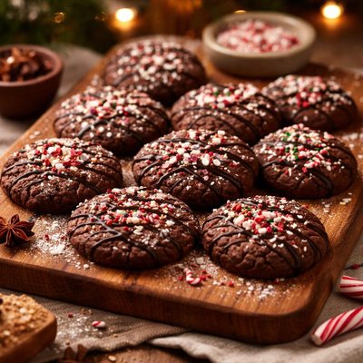 Image of Holiday Chocolate Butter Cookies